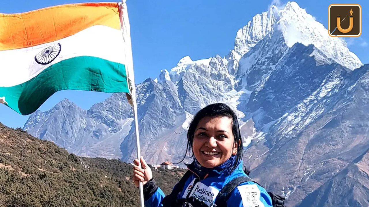 Usthadian Academy / Indian Skydiver Shital Mahajan Makes History Near Mt Everest